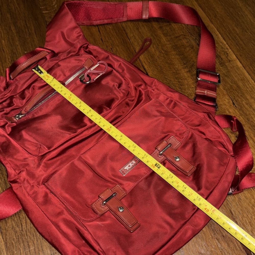 Tumi Red Backpack - Picture 7 of 16